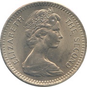2 Shillings / 20 Cents - Elizabeth II 2nd portrait obverse image