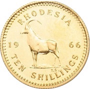 10 Shillings - Elizabeth II 2nd portrait reverse image