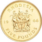 5 Pounds - Elizabeth II 2nd portrait reverse image