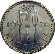 2½ Cents reverse image