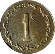 1 Cent Pattern reverse image