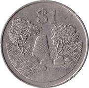1 Dollar reverse image
