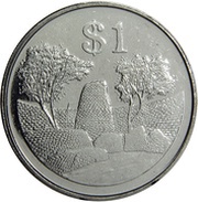 1 Dollar reverse image