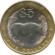 5 Dollars reverse image