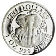10 Dollars Kariba Dam reverse image