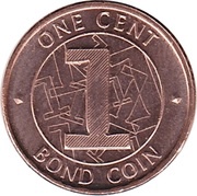 1 Cent Bond Coin reverse image