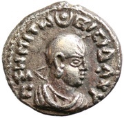Silver Unit - Endubis, Aksum, 290-305 reverse image