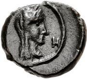 Æ11 - Aretas IV and Shaqilath Petra reverse image