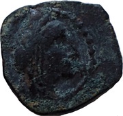 Æ14 - Aretas IV and Phasaelis obverse image