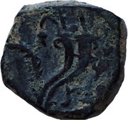 Æ14 - Aretas IV and Phasaelis reverse image