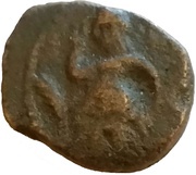 Æ15 - Aretas IV and Shaqilath obverse image