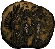 Æ16 - Rabbel II and Shuqailat obverse image