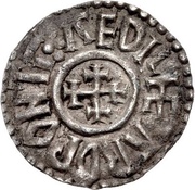 Penny - Æthelheard with king Offa 1st issue obverse image