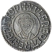 Penny - Wulfred Monogram Αω obverse image