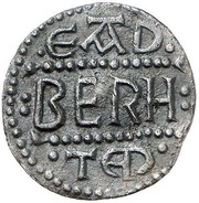 Penny - Eadberht with king Offa obverse image
