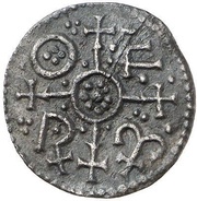 Penny - Eadberht with king Offa reverse image