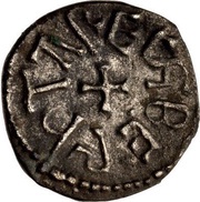 Sceat - Ecgberht with king Aethelwald Moll obverse image