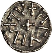 Sceat - Ecgberht with king Alchred obverse image