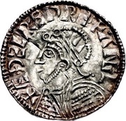 1 Penny In the name of Aethelred; Helmet type obverse image