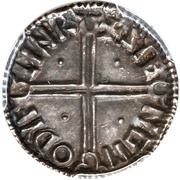 1 Penny - Sihtric Anlafsson Late long cross; STENG, British Isles and Frisia, 1015-1035 reverse image