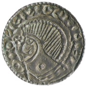 1 Penny Anonymous Long cross, two hands, other symbols obverse image
