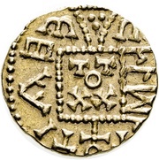 Thrymsa 'Pada'; Type Ib, British Isles and Frisia, 655-675 reverse image