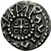 Sceat 'Pada'; Type III, British Isles and Frisia, 675-685 reverse image