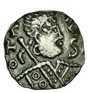 Sceat 'Vanimundus'; Type B obverse image