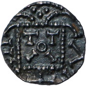 Sceat Series A; Type 2a, British Isles and Frisia, 680-710 reverse image