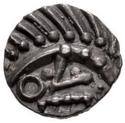 Sceat 'Stepped cross'; Type 53 obverse image