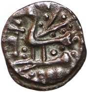 Sceat Series Q; variety II, British Isles and Frisia, 710-760 reverse image