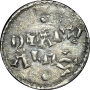 ½ Penny Viking imitation in the name of Alfred, British Isles and Frisia, 880-910 reverse image