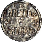 Penny Viking imitation in the name of Alfred, British Isles and Frisia, 880-910 reverse image