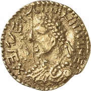 Solidus Imitation in the name of Charles the Bald; bust to left obverse image