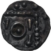 Sceat Porcupine type - Series E, Var. G, British Isles and Frisia, 680-710 reverse image
