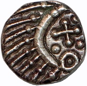 Sceat Series E; variety D obverse image