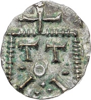 Sceat Porcupine, TOTII - Series E, var. A, British Isles and Frisia, 720-740 reverse image