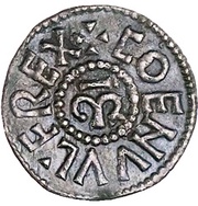 Penny - Coenwulf Group I; Tribrach type obverse image