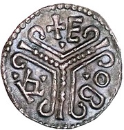 Penny - Coenwulf Group I; Tribrach type, British Isles and Frisia, 796-805 reverse image