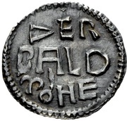 Penny - Beornwulf Group I; East Anglia mint, British Isles and Frisia, 823-825 reverse image