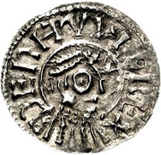 Penny - Berhtwulf Group II; Portrait issue obverse image
