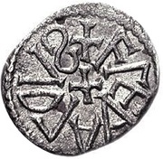 Sceat - Aelfwald I obverse image