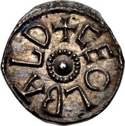 Sceat - Æthelred I 2nd reign; Variety viii, British Isles and Frisia, 789-796 reverse image