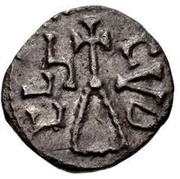 Sceat - Æthelred I 2nd reign, British Isles and Frisia, 789-796 reverse image