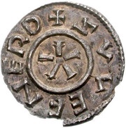 Penny - Ecgberht Group II; Canterbury mint, British Isles and Frisia, 802-839 reverse image