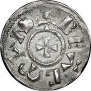 Penny - Æthelwulf Canterbury mint; Phase I, British Isles and Frisia, 839-843 reverse image