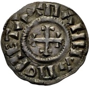 Penny - Æthelwulf Canterbury mint; Phase II, British Isles and Frisia, 843-848 reverse image