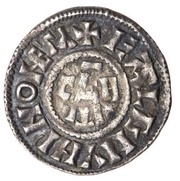 Penny - Æthelwulf Canterbury mint; Phase III, British Isles and Frisia, 848-854 reverse image