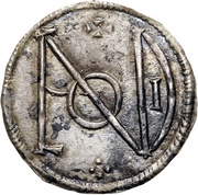 Penny - Alfred the Great London monogram type, British Isles and Frisia, 880-899 reverse image