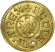 Gold Penny / Mancus of 30 Pence - Ecgberht Winchester mint obverse image